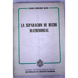 La separación de hecho matrimonial